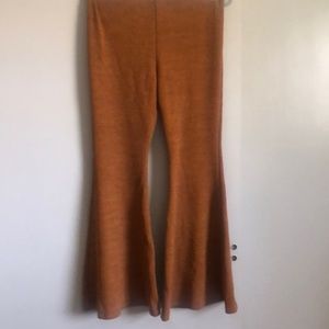 Rusty orange pull on bell bottoms